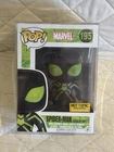 Funko Pop Marvel #195 Spider-Man (Stealth Suit) Hot Topic Exclusive + PROTECTOR