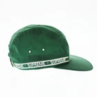 Casquette de camp ruban tonal Supreme 18ss verte marque vêtements vintage vecteur