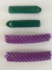 Vintage 1990s Hair Barrettes, Goody, Little Girls, Baby, Purple And Green