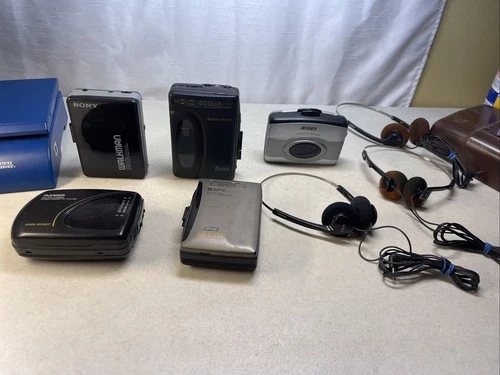 Vintage Cassette Player Sony IMA GPX Jensen Radio Shack Walkman Lot PARTS/REPAIR
