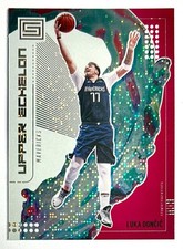 2019-20 Status Luka Doncic Red Upper Echelon Sparkle Refractor SP #5 Mavs TMall
