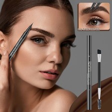 Bolígrafo de cejas Microblading 2 en 1 impermeable maquillaje de larga duración