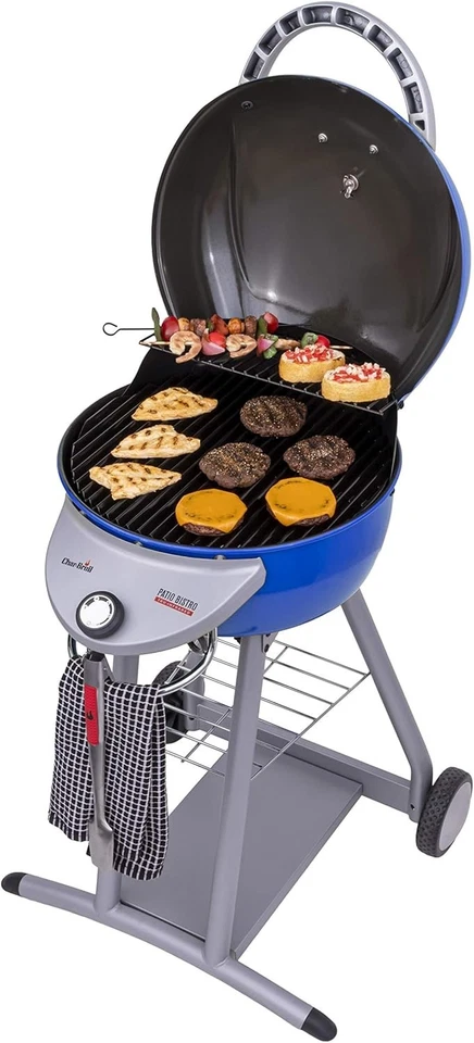 Parrilla eléctrica infrarroja Char-Broil® Patio Bistro® TRU, azul - 20602107-01 Foto 4 de 4