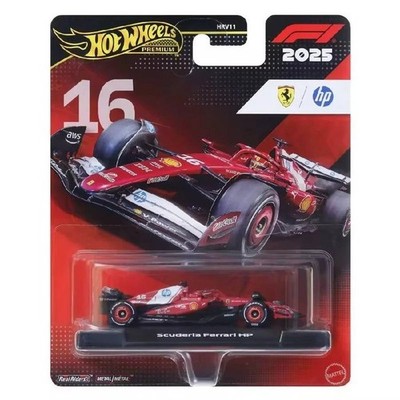 Hot Wheels Formula Premium F1 2025 Scuderia Ferrari HP #16 Charles Leclerc