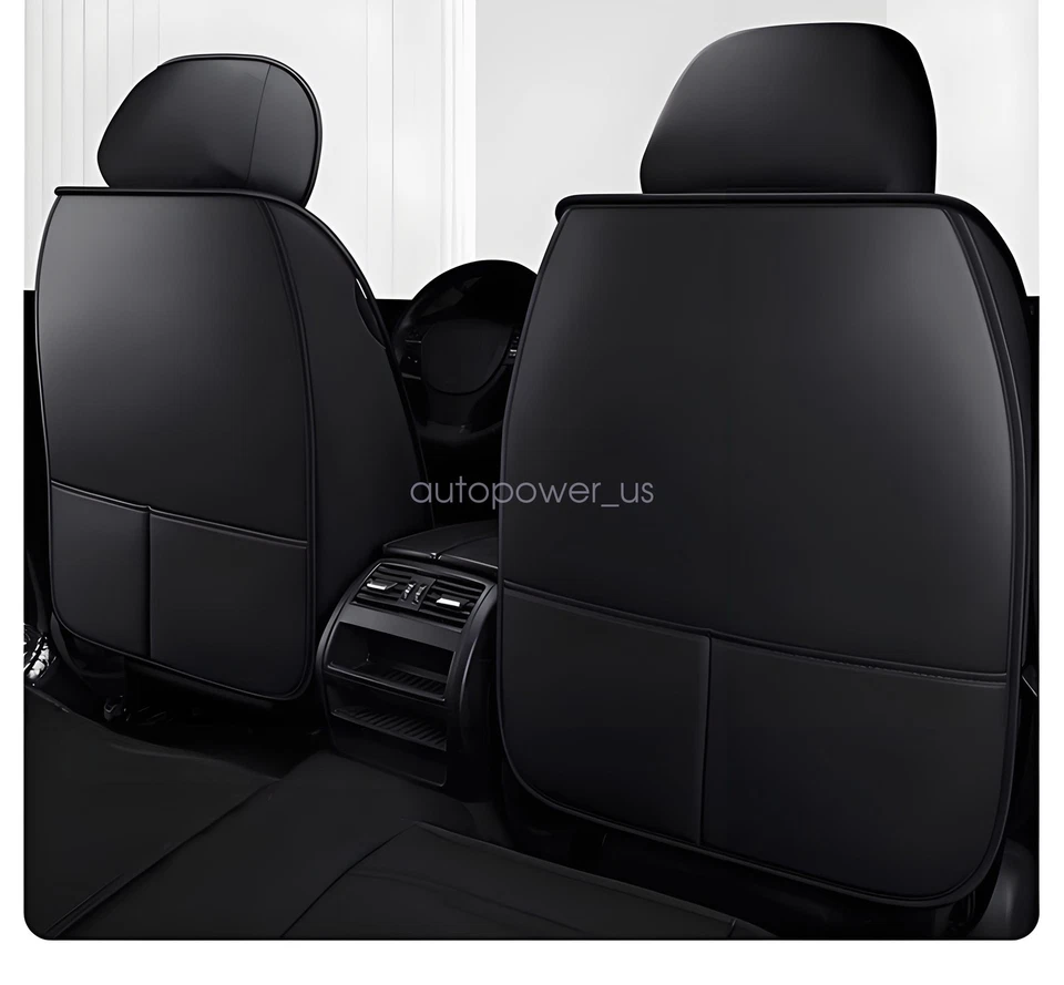 Juego completo envolvente para fundas de cojín de cuero sintético de 5 asientos para auto Honda Foto 3 de 4