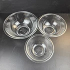 Set of 3 Vintage Pyrex Clear Nesting Bowls