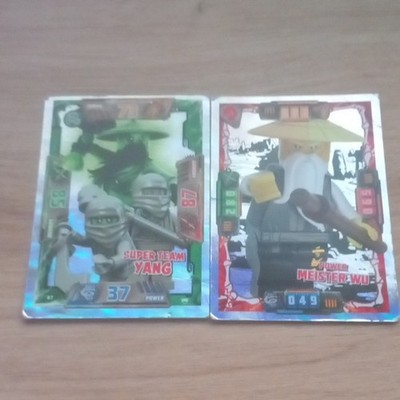 LEGO Ninjago Trading Card Game Power Karten Holo Yang & Meister Wu, 2 Stück
