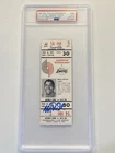 Magic Johnson Signed 1982 Lakers v Trailblazers Ticket PSA DNA 5 Auto 10