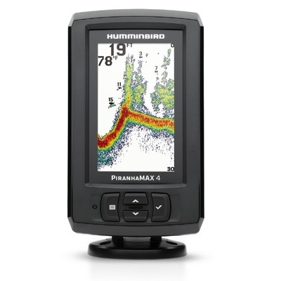 Humminbird Fishfinder Piranha MAX 4 Dual Beam Sonar Display Boot Angelgerät