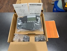 *NEW* Polycom Soundpoint IP 650 PoE VoIP Office Phone 2200-12651-025