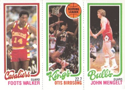 1980-81 Topps #48 / 60 / 122 Foots Walker / Otis Birdsong / John Mengelt TL