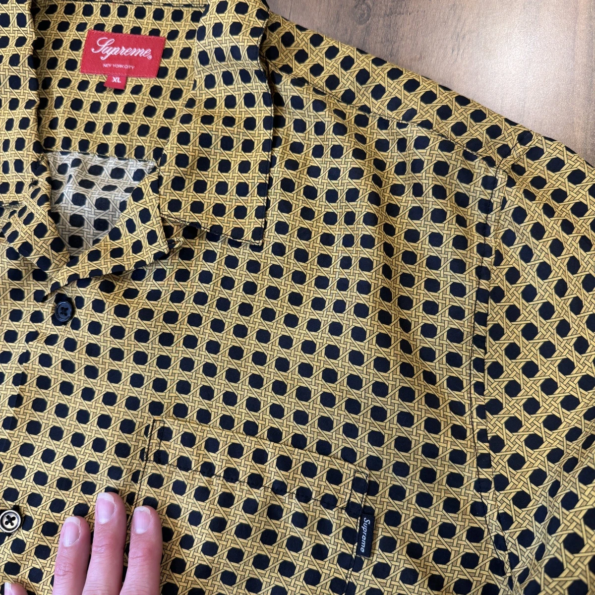Supreme Gold Shirts for Men for sale | eBay