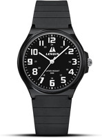 Ln Lenqin Herren Uhr Edelstahl Uhren Herren Analog Quarz Armbanduhr 30M Wasserdi