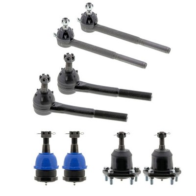 Mevotech Supreme 8PC Front Tie Rod Ends & Ball Joints Kit for C15/C1500 Pickup