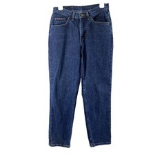 Lee Rider Jeans Womens Size 8P Dark Wash Denim Straight USA