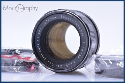 【EXC】 PENTAX Super-TAKUMAR 55mm F1.8 Early Production w/cap&Filter #yk6925