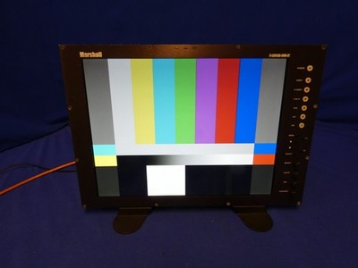 Marshall V-LCD15SB-AFHD-DT 15'' LCD Monitor w/Stand (Picture Good no Sound)