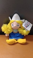 Disney It's a Small World Holland Girl Bean Bag Plush Golden Braids Blue Dress