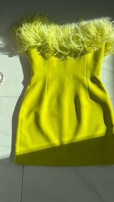 New Arrivals Lime Green Feather Dress 40 | eBay New Arrivals Lime Green Feather Dress 40 | eBay