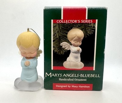 1989 Hallmark QX4545 ''Mary's Angels #2 Bluebell'' Ornament Rare Neu   Weihnachten