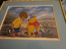 Disney Winnie The Pooh And Christopher Robin LE Cel 163/500