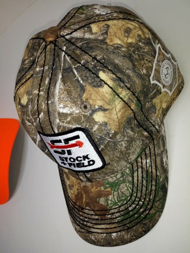 2 New Hunting caps hats Realtree Hunter Orange Stock+Field hook and loop strap - Picture 5 of 12
