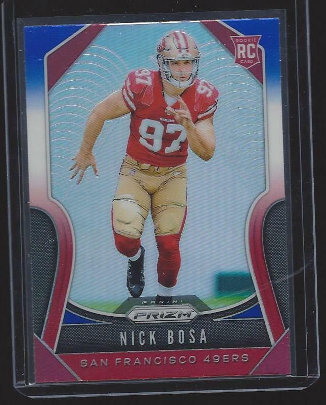 NICK BOSA 2019 PANINI PRIZM RED WHITE BLUE PRIZMS ROOKIE RC #311
