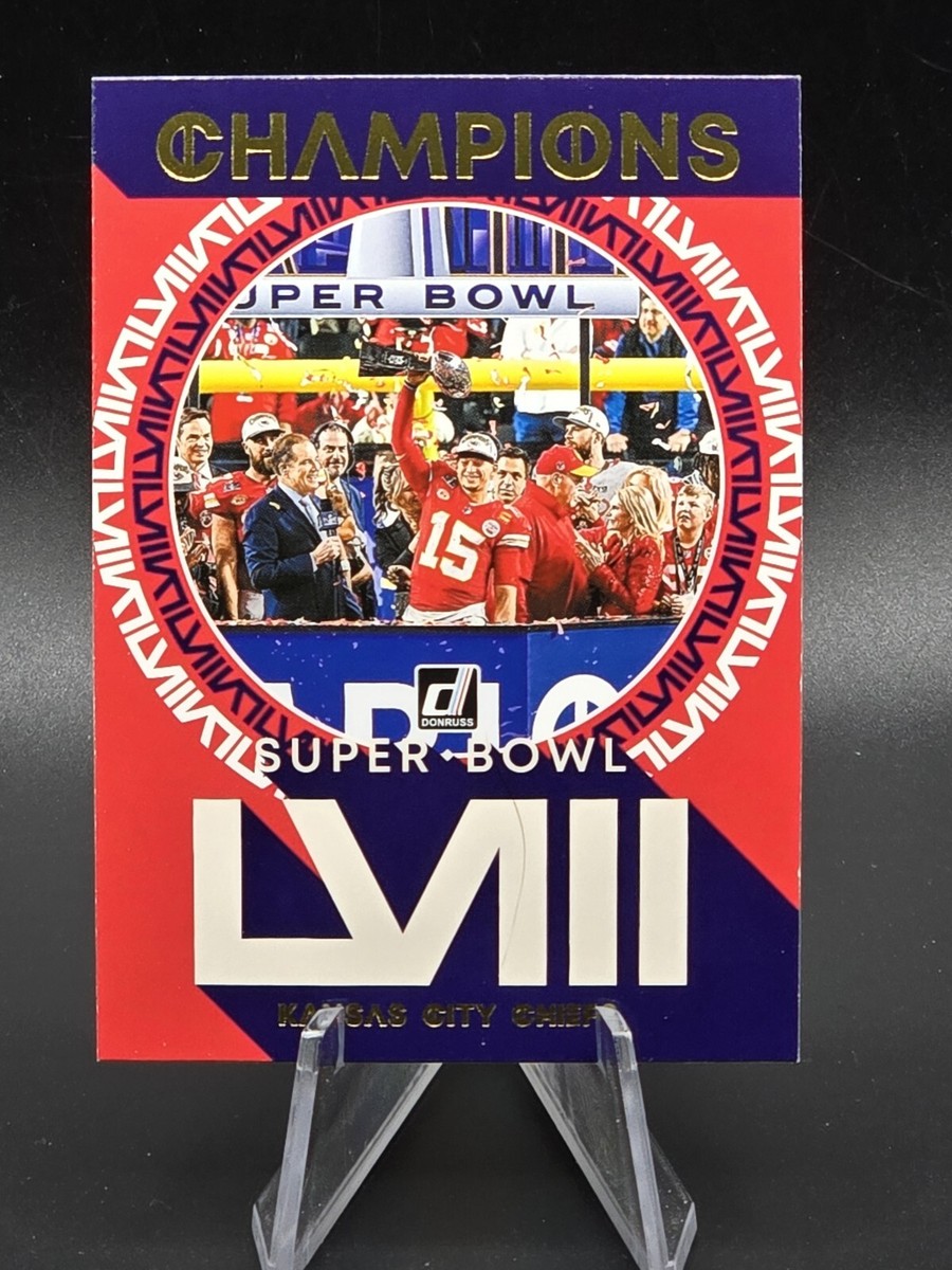 2024 DONRUSS SUPER BOWL CHAMPIONS LVIII KANSAS CITY CHIEFS #750 | eBay
