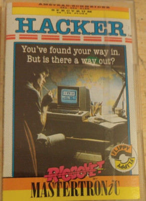 Hacker (Mastertronic 1987) Schneider CPC (Tape Manual Box) works Amstrad