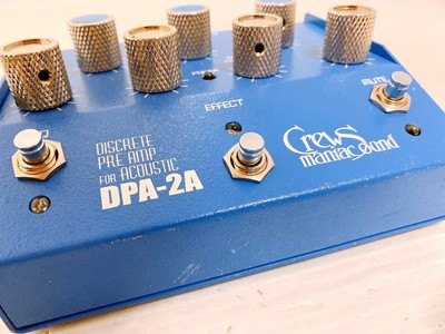 CREWS DPA-2A 名機✨Crews Maniac Sound DPA-2A エレアコ用プリアンプ