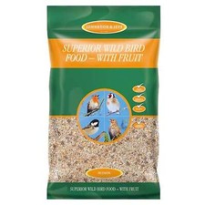 Johnston & Jeff Superior Wild Bird Food With Fruit 1kg 2kg 4kg