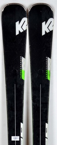 Skis Alpins K2 SUPER-CHARGER 182 Cm + Fixations - Occasion Adulte (noir)