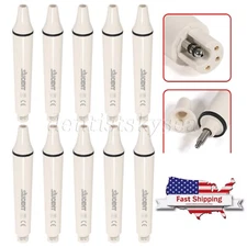 10Pcs Dental Ultrasonic Piezo Scaler Handpiece Compatible EMS Woodpecker Tips