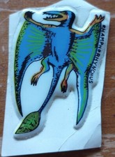 Vintage Puffy Dinosaur Sticker