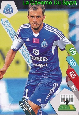 181 MICHAL EFIR POLEN RUCH CHORZOW KARTE ADRENALYN EKSTRAKLASA 2015 PANINI