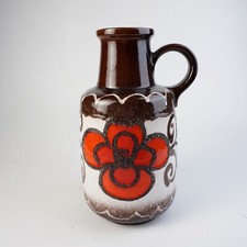 Scheurich Vase 408 - 40 Fat Lava Bodenvase 60er Jahre Mid Century Vintage