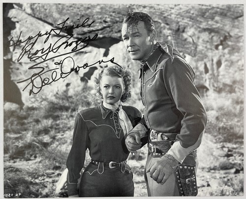 Roy Rogers & Dale Evans, Publicity Still, Photograph, Signed
