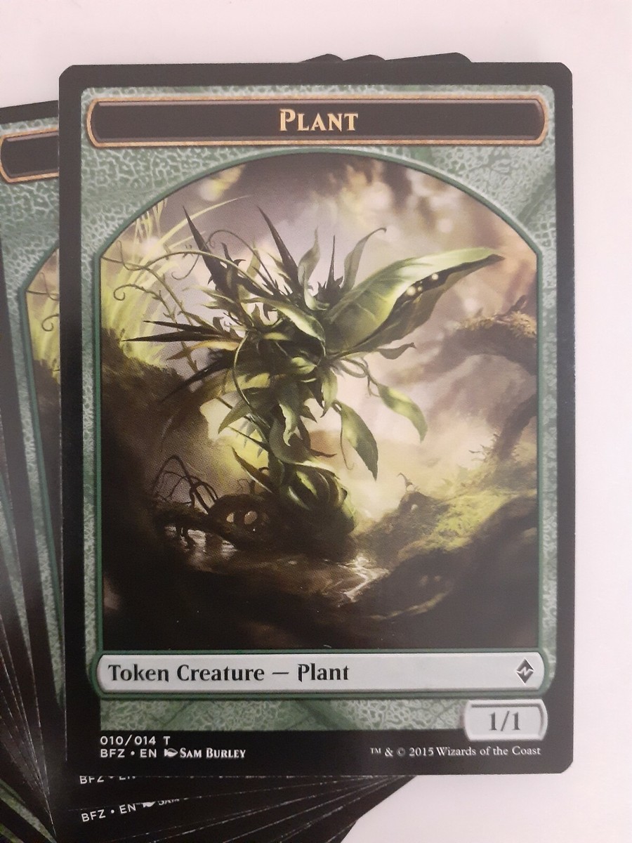 MTG (10) Plant Token - Battle for Zendikar - BFZ 10/14 -Xa28 | eBay