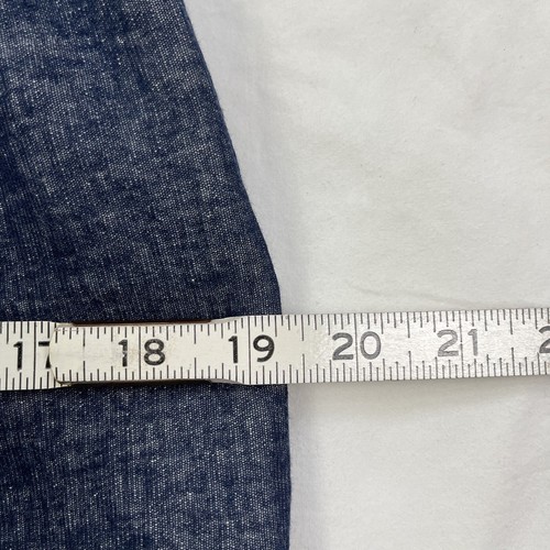 Anthropologie Tracy Reese Surplice Jeanskleid 8 blau strukturiert Etuikleid Strick - Bild 11 von 11