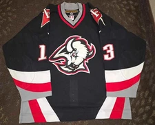 Vtg Slava Kozlov Buffalo Sabres Goat Head Koho AUTHENTIC Jersey Sz 52