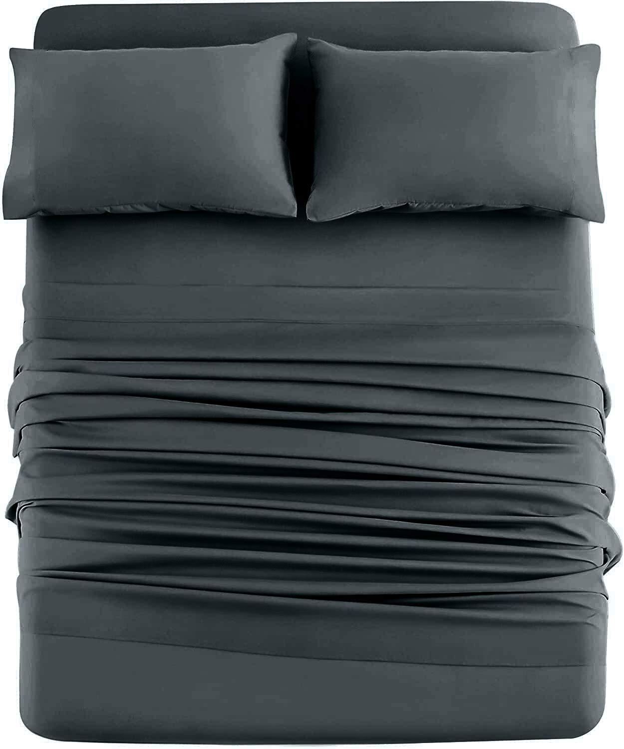 DAN RIVER California King Jersey Sheet Set | Luxury 100% Cotton Bed Sheets | ...