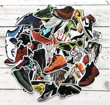 Hypebeast Sneaker Stickers - Jordan Yeezy - 100 STICKERS - Sticker Bombing Lot