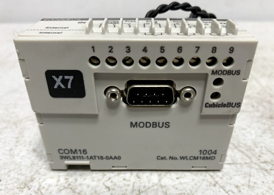 Siemens WLCM16MD Circuit Breaker COM16 Modbus Module