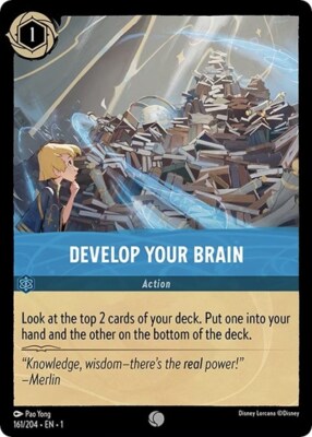 Lorcana Develop Your Brain (161/216) The First Chapter LP