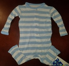 Kickee Pants Pond Stripe Infant Boy Coverall 3-6 Months New