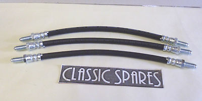 ※ハッピー※ T2 Bus Front Hoses 440mm Brake Hose Set Front Left & Right For