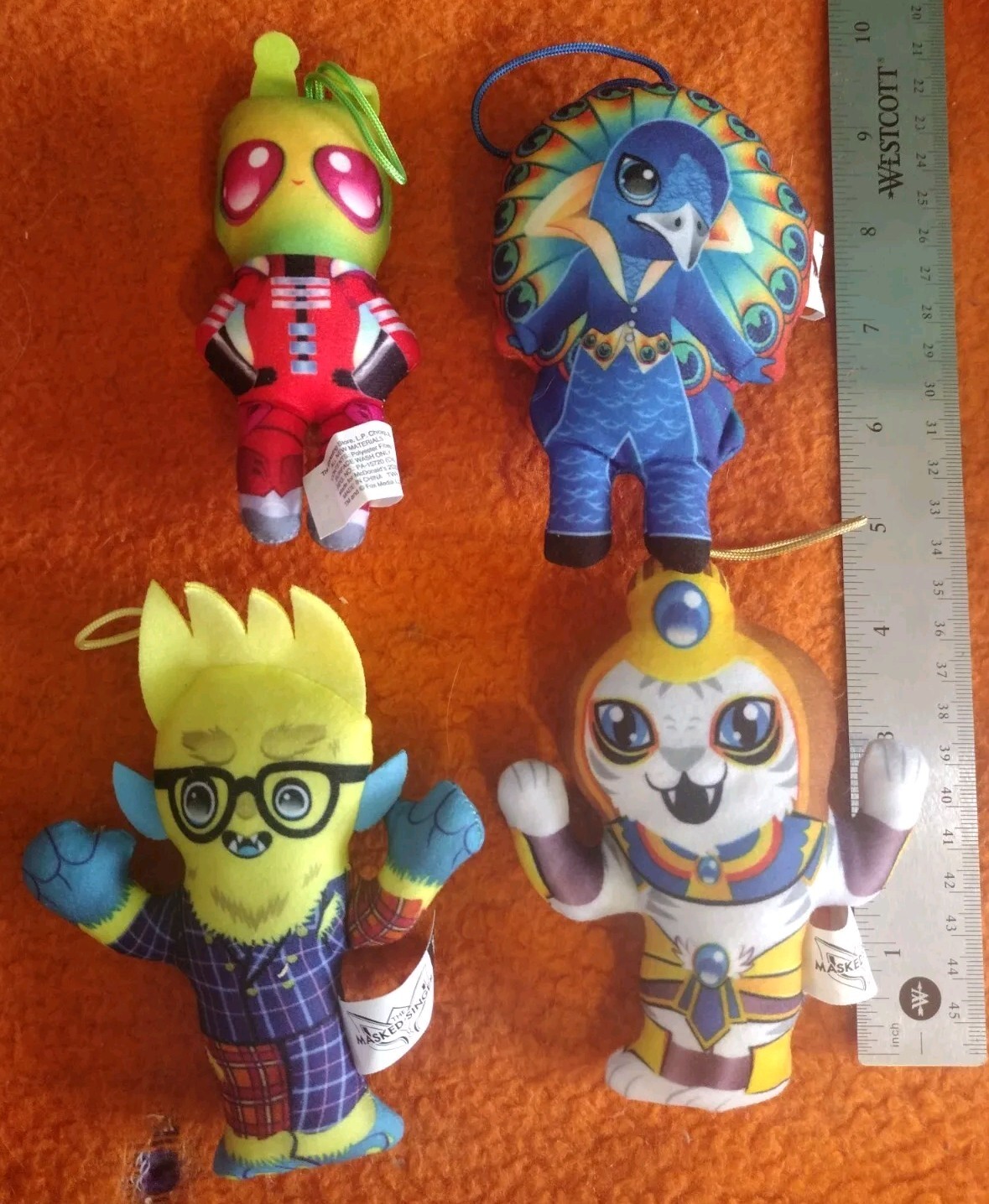 2023 Masked Singer McDonald's Happy Meal Lot of 4 ^-^