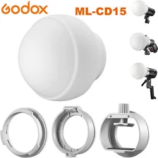 Godox ML-CD15 Flash Diffuser Modifier Diffusion Dome for V1 V860III TT685II ML60