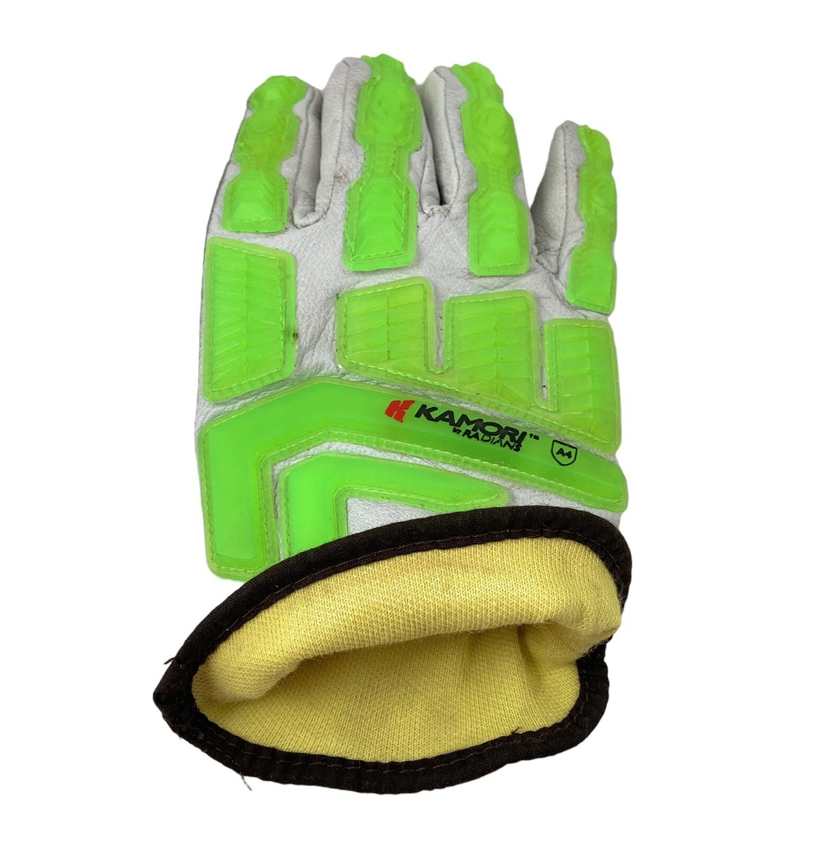 ☀️Goatskin Leather Work Gloves TPR Impact A4 Cut Resistant