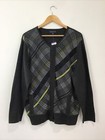 Jones New York Chartreuse Combo Full Zip Sweater Women’s Size 2X $129.